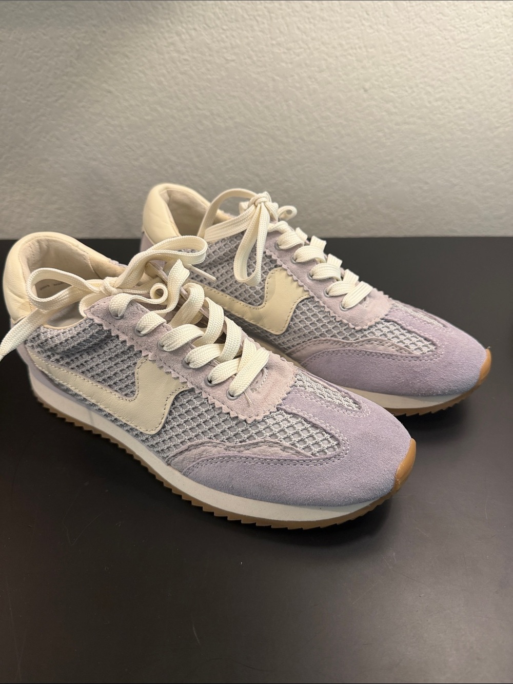 Dolce Vita Lavender & Cream Retro Runner Sneakers